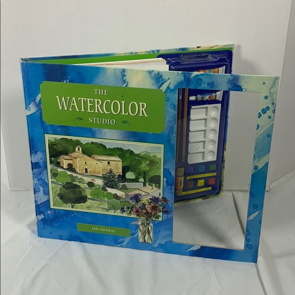 Barnes & Noble Other - Watercolor Studio Book w paint educational kit